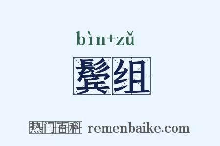 鬓组是什么意思的图片